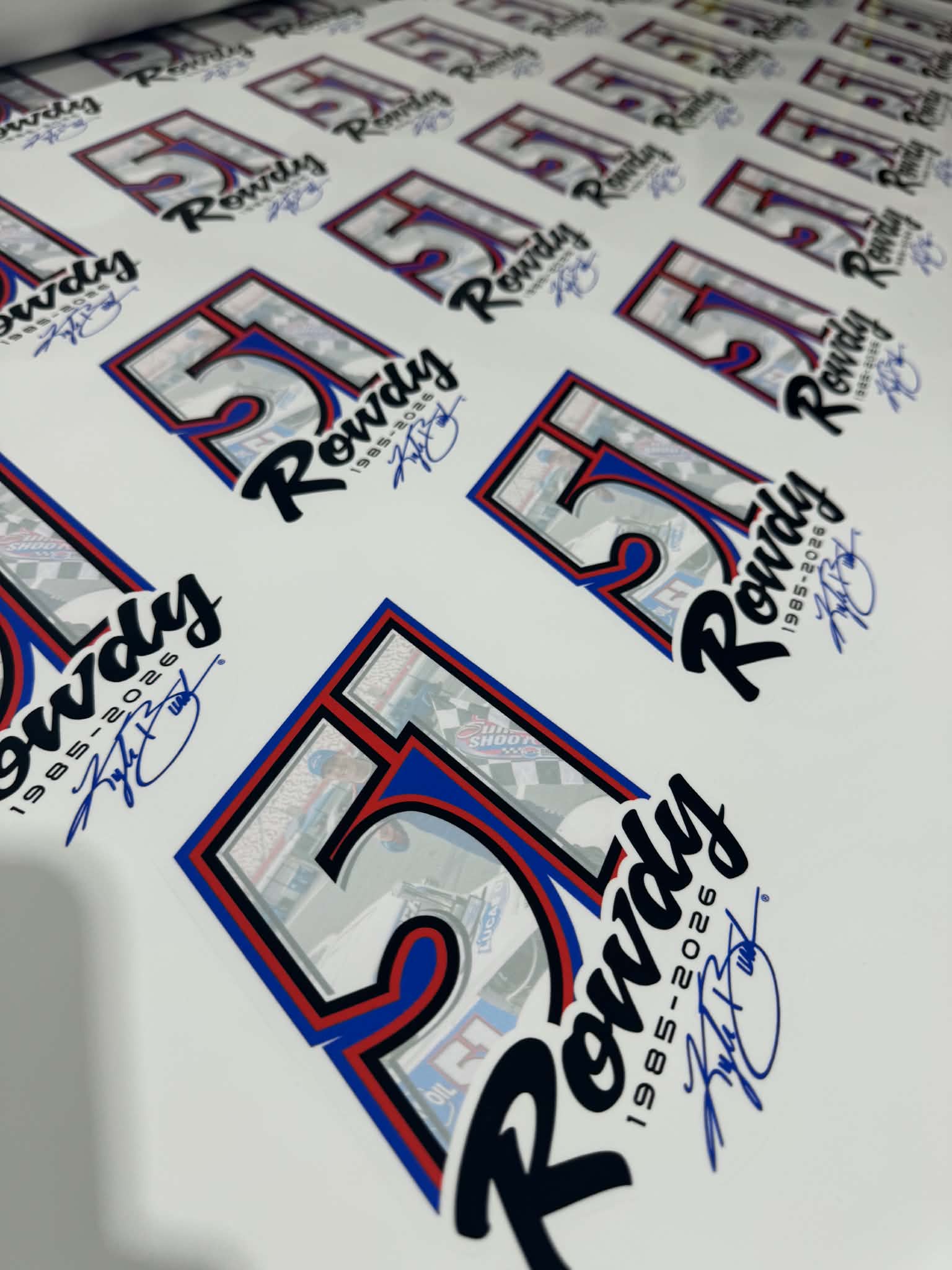 Kyle Rowdy Busch Memorial Legend Decal