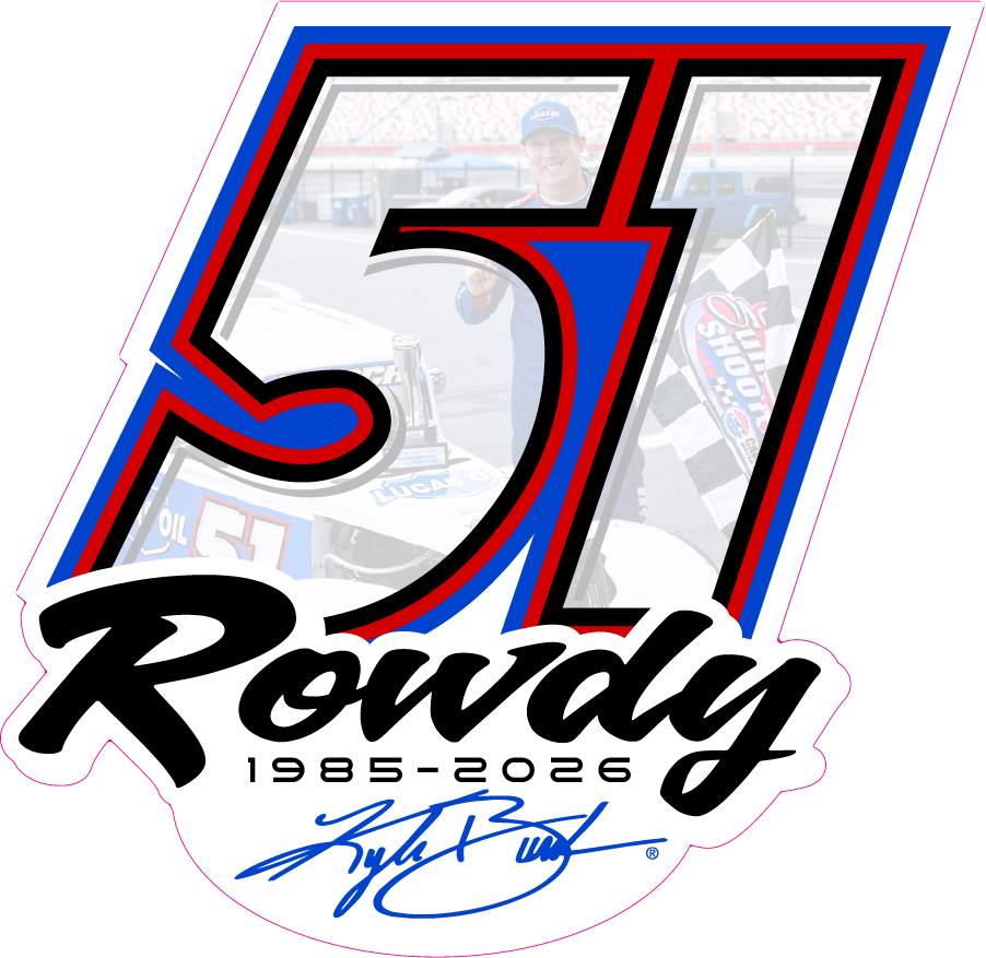 Kyle Rowdy Busch Memorial Legend Decal