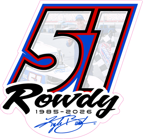 Kyle Rowdy Busch Memorial Legend Decal